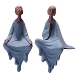 Maxbell Buddha Sitting Statue Room Figurines Table Ornaments Decor Praying