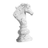 Maxbell Chess Pieces Statue International Chess Figurine for Desk Collectible Gift Knight