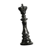 Maxbell Resin Chessmen Sculpture Craft Chess Pieces Statue for Desktop King