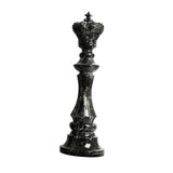 Maxbell Resin Chessmen Sculpture Craft Chess Pieces Statue for Desktop King