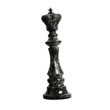 Maxbell Resin Chessmen Sculpture Craft Chess Pieces Statue for Desktop King