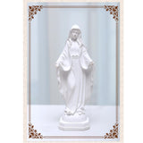 Maxbell Exquisite Resin Figurines Sculpture Catholic Decoration Virgin Mary Statue