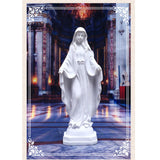 Maxbell Exquisite Resin Figurines Sculpture Catholic Decoration Virgin Mary Statue