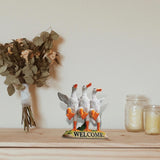 Maxbell Delightful Duck Statue Ducks Ornament for Decoration