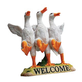 Maxbell Delightful Duck Statue Ducks Ornament for Decoration