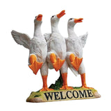 Maxbell Delightful Duck Statue Ducks Ornament for Decoration