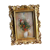 Maxbell Rectangle Polyresin Picture Display Frame 4Inchx6inch Picture, Elegant