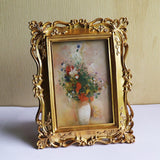 Maxbell Rectangle Polyresin Picture Display Frame 4Inchx6inch Picture, Elegant