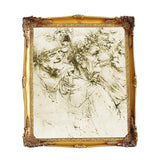 Maxbell Retro Gold Rectangle Polyresin Picture Display Frame 24x29cm Photo