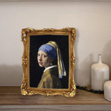 Maxbell Retro Gold Antique Resin Photo Display Frame 7.2x8.9inch Picture