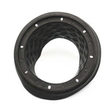 Maxbell 2x 6.5inch Silicone Car Speaker Baffle Waterproof and Dustproof Cover Black