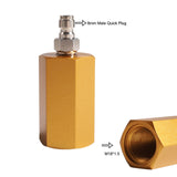 Maxbell M18x1.5 to 8mm Male plug Aluminum Connection CO2 Adapter Golden