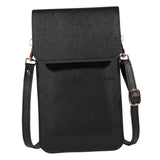 Maxbell Shoulder Bag Mobile pouch Ladies Wallet Handbag Shoulder Strap Girl  Black