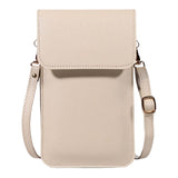 Maxbell Shoulder Bag Mobile pouch Ladies Wallet Handbag Shoulder Strap Girl  Beige