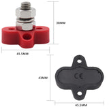 Maxbell Single Stud Power and Ground Junction Block Heavy Duty for RV Car M10