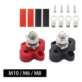 Maxbell Single Stud Power and Ground Junction Block Heavy Duty for RV Car M10