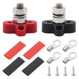 Maxbell Single Stud Power and Ground Junction Block Heavy Duty for RV Car M8
