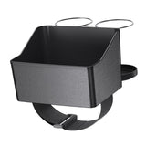 Maxbell Armrest storage Adjustable Strap for Paper Coins Black