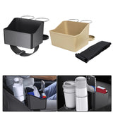 Maxbell Armrest storage Adjustable Strap for Paper Coins Black