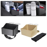 Maxbell Armrest storage Adjustable Strap for Paper Coins Black