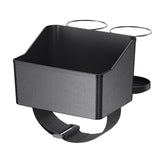 Maxbell Armrest storage Adjustable Strap for Paper Coins Black