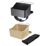 Maxbell Armrest storage Adjustable Strap for Paper Coins Black