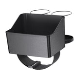 Maxbell Armrest storage Adjustable Strap for Paper Coins Black