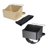 Maxbell Armrest storage Adjustable Strap for Paper Coins Black