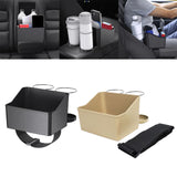 Maxbell Armrest storage Adjustable Strap for Paper Coins Black