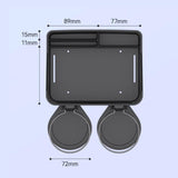 Maxbell Armrest storage Adjustable Strap for Paper Coins Black