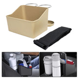 Maxbell Armrest storage Adjustable Strap for Paper Coins Beige