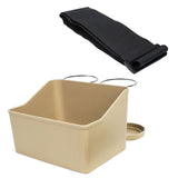 Maxbell Armrest storage Adjustable Strap for Paper Coins Beige