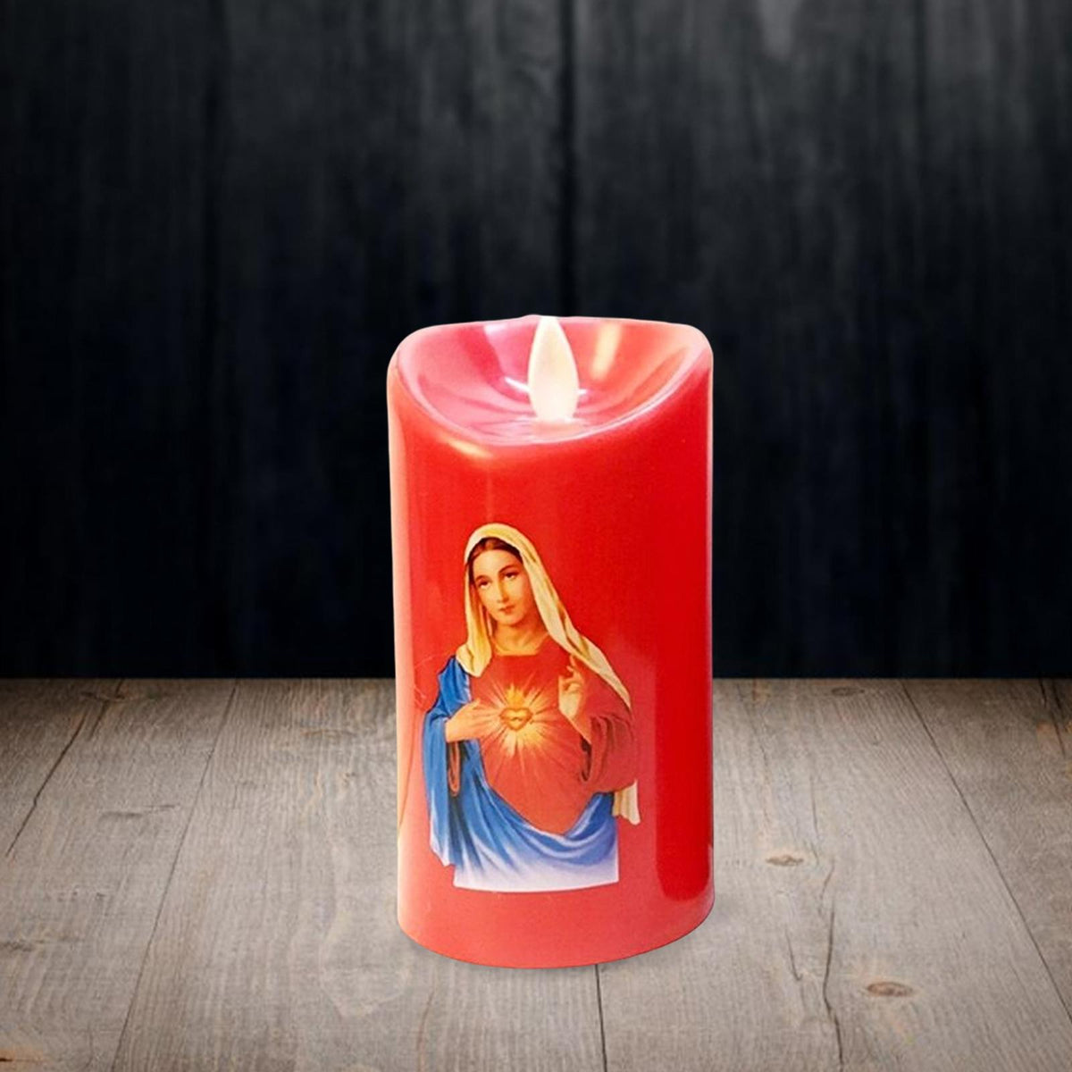 Maxbell Saint LED Candle Lamp Battery Operated for Christmas Virgin