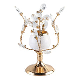 Maxbell Gold Crystal Candle Holder Wedding Living Room Banquet Candlestick Event S