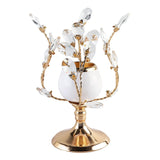 Maxbell Gold Crystal Candle Holder Wedding Living Room Banquet Candlestick Event S