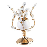 Maxbell Gold Crystal Candle Holder Wedding Living Room Banquet Candlestick Event S