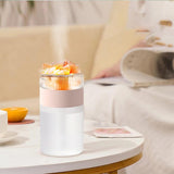 Maxbell Portable Air Humidifier Salt Lamp Aromatherapy Diffuser Pink