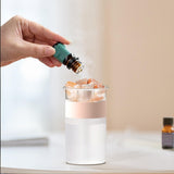Maxbell Portable Air Humidifier Salt Lamp Aromatherapy Diffuser Pink
