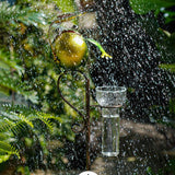 Maxbell Garden Rain Measurement Yard Stake for Lawn Pathway Yard Frog