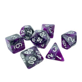 Maxbell Acrylic Dices D20 D10 D4 Dices Game Board Game Purple