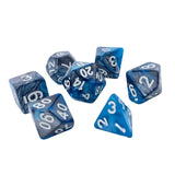 Maxbell Acrylic Dices D20 D10 D4 Dices Game Board Game Potato Blue