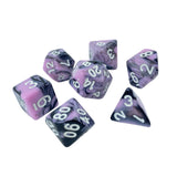Maxbell Acrylic Dices D20 D10 D4 Dices Game Board Game White Purple