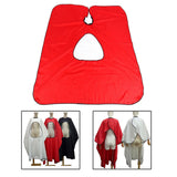 Maxbell Hairdressing Cape Comfortable Convenient Visible Apron for Barber Shop red