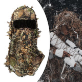 Maxbell Ghillie Headwear Camouflage Leafy Hat for Halloween Cosplay Turkey Brown