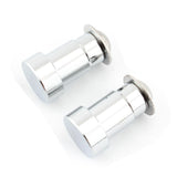 Maxbell mirror Hole Plugs Aluminum Alloy for Rocket III Accessory Silver