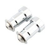 Maxbell mirror Hole Plugs Aluminum Alloy for Rocket III Accessory Silver