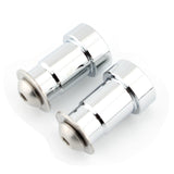 Maxbell mirror Hole Plugs Aluminum Alloy for Rocket III Accessory Silver