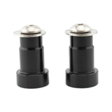 Maxbell mirror Hole Plugs Aluminum Alloy for Rocket III Accessory Black