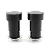 Maxbell mirror Hole Plugs Aluminum Alloy for Rocket III Accessory Black