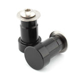 Maxbell mirror Hole Plugs Aluminum Alloy for Rocket III Accessory Black